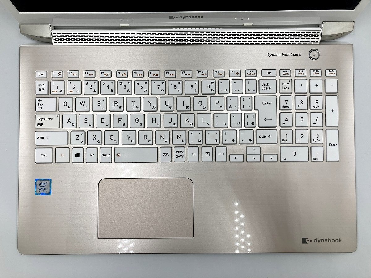 【大分発送】【ジャンク品】TOSHIBA / dynabook AZ66/LG / W6AZ66BLGC / Core(TM) i7-8565U CPU@1.80GHz /ノートパソコン /中古品_画像6