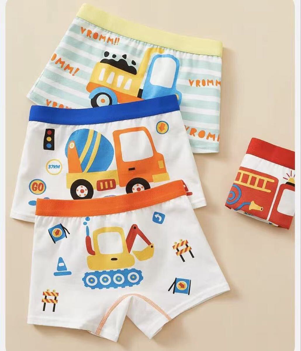 4枚組140 男の子ショーツ ブリーフ 下着綿 パンツ キッズ 入学小学 23号_画像6