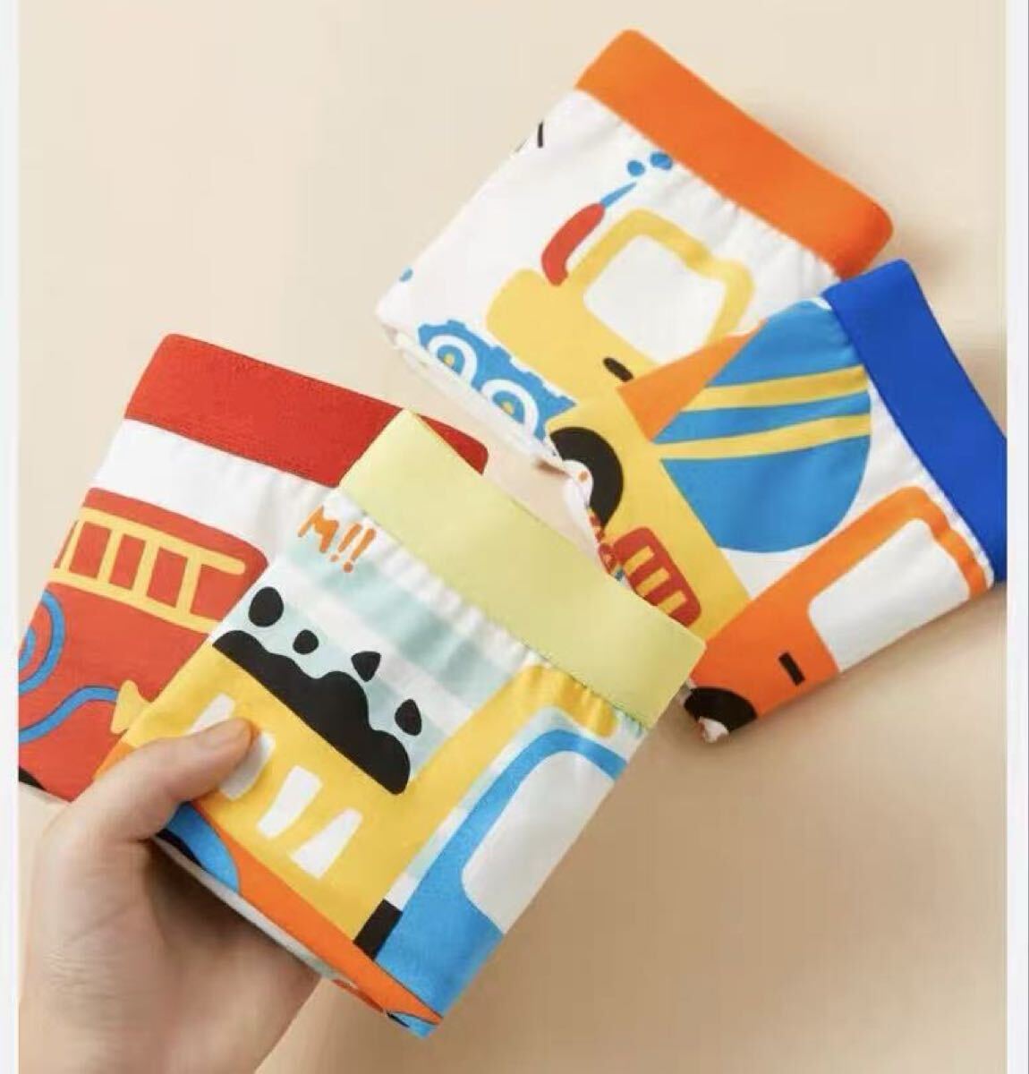 4枚組140 男の子ショーツ ブリーフ 下着綿 パンツ キッズ 入学小学 23号_画像2