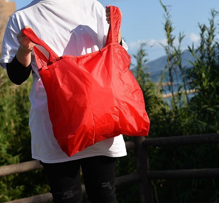  эко-сумка ko-te.la покупка сумка меньше compact супермаркет крепкий простой стиль большая вместимость водоотталкивающий сделано в Японии NKT-01 красный новый товар 