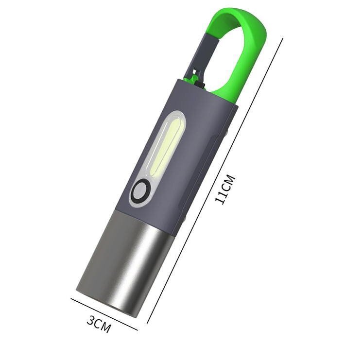 compact мигающий свет заряжающийся LED COBkalabina рабочее освещение TYPE-C 7987126 USB зарядка кемпинг уличный 2 шт. комплект новый товар 1 иен старт
