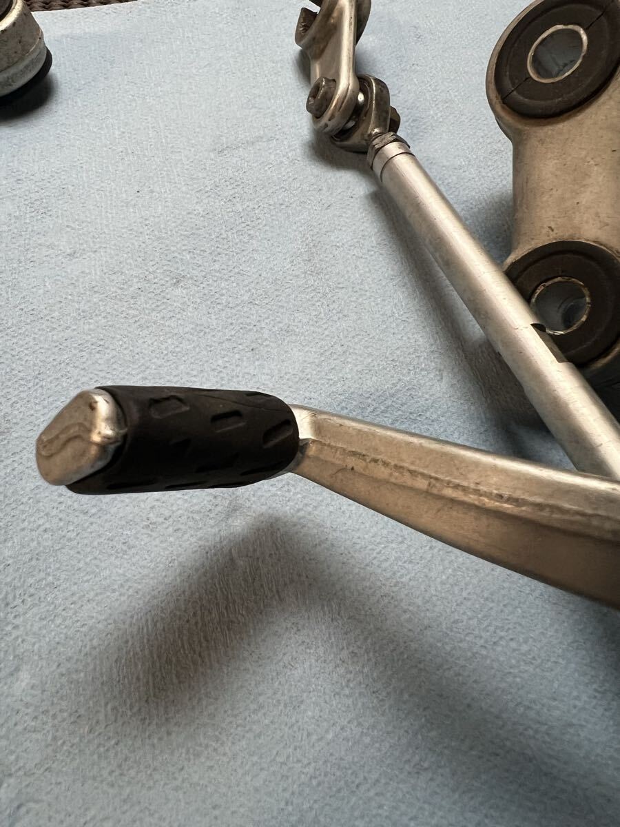 ドゥカティ モンスターS4R(996Eg) 純正左右ステップ周り S2R800/1000 S4R/S/テスタストレッタ_画像2