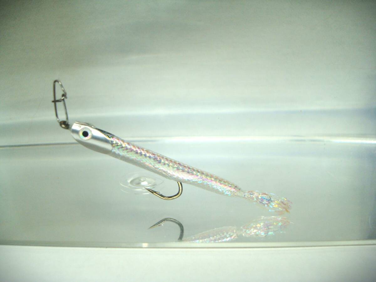 シラスミノーヘビー #6 3本セット 5㎝ 1.2g ワカサギ カタクチ イワシ 稚アユ 稚魚_画像3