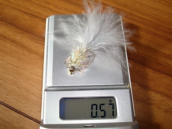 ブラスビーズヘッドマラブー 6本セット #8 0.55g 12色 ウーリーバガー フェザージグ 管理釣り場 エリアトラウト_画像2