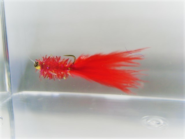 ブラスビーズヘッドマラブー 6本セット #8 0.55g 12色 ウーリーバガー フェザージグ 管理釣り場 エリアトラウト_画像4