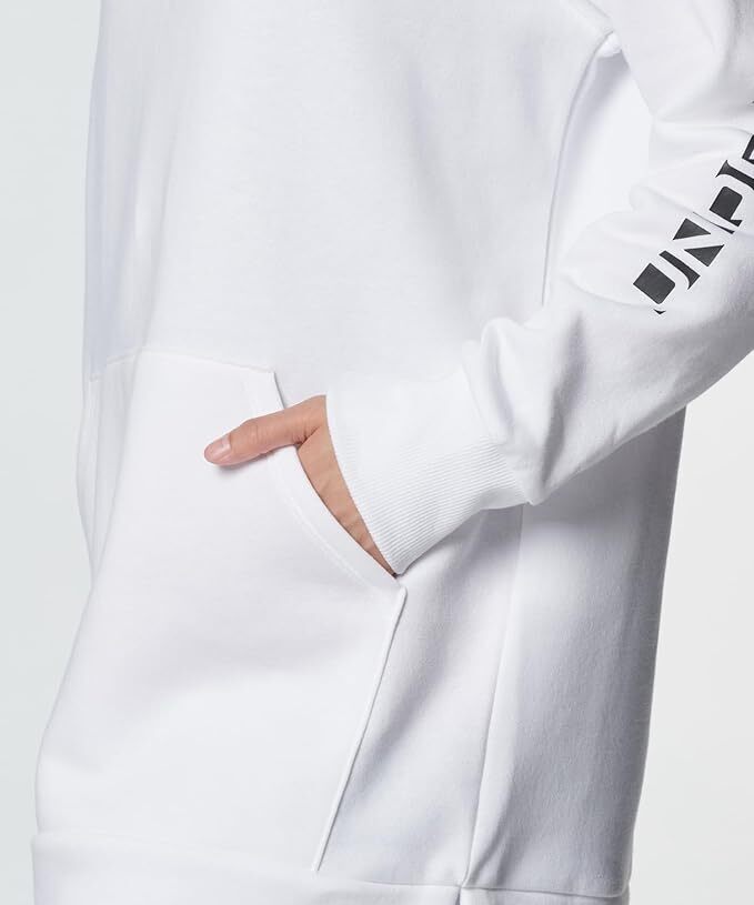 送料無料！ 新品未使用 タグ付き UNDER ARMOUR アンダーアーマー UA ライバルフリース オーバーサイズド フーディー 1381241 Ｌサイズ 白_画像7