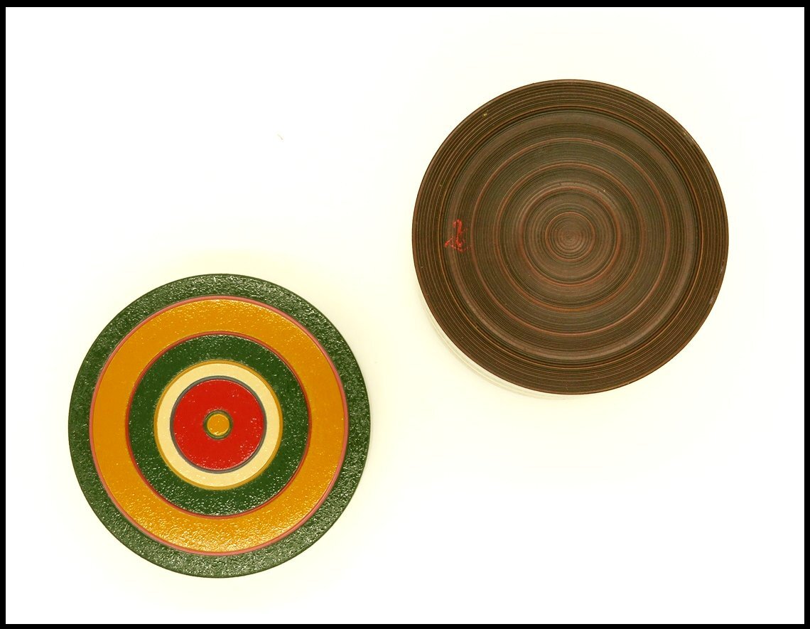 【宏】1690) 六代 川端近左 「独楽塗茶器」 共箱 共布 棗 二重箱/(近江屋蒔絵漆芸茶道具表裏千家宗偏)_画像5