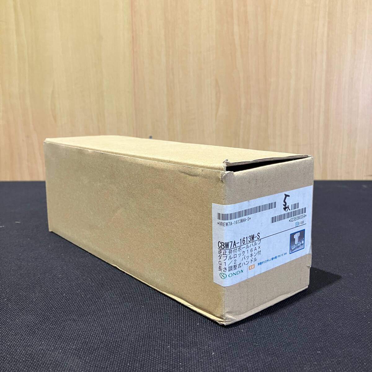 E17 【未使用/5個まとめ売り】オンダ製作所 樹脂管BV ダブルロックバルブ CBW7型 CBW7A-1613M-S 逆止弁付ボールバルブ S1008-8_画像2