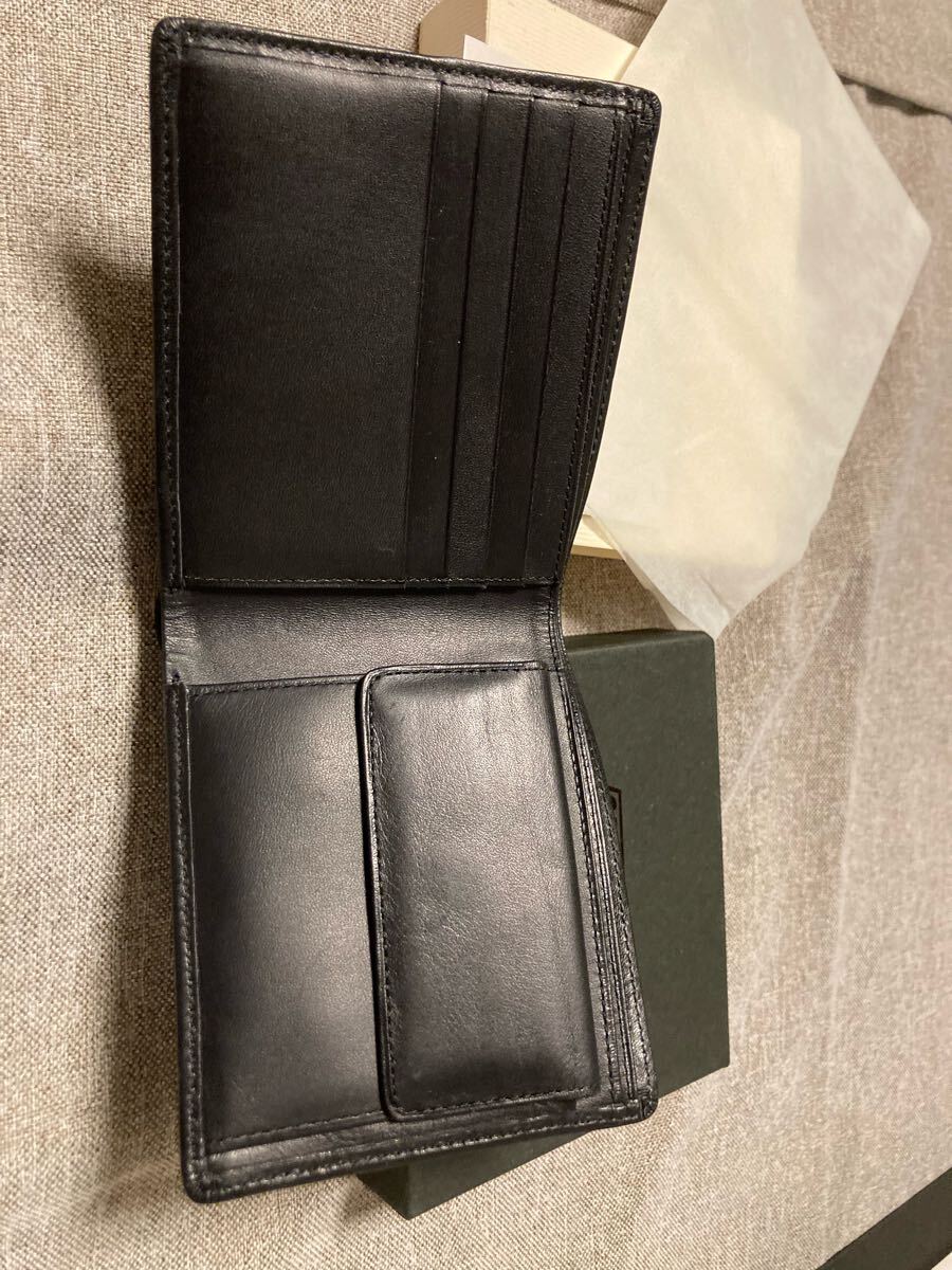 名古屋グランパス　牛革二つ折財布　クラブエンブレム純銀製_画像4