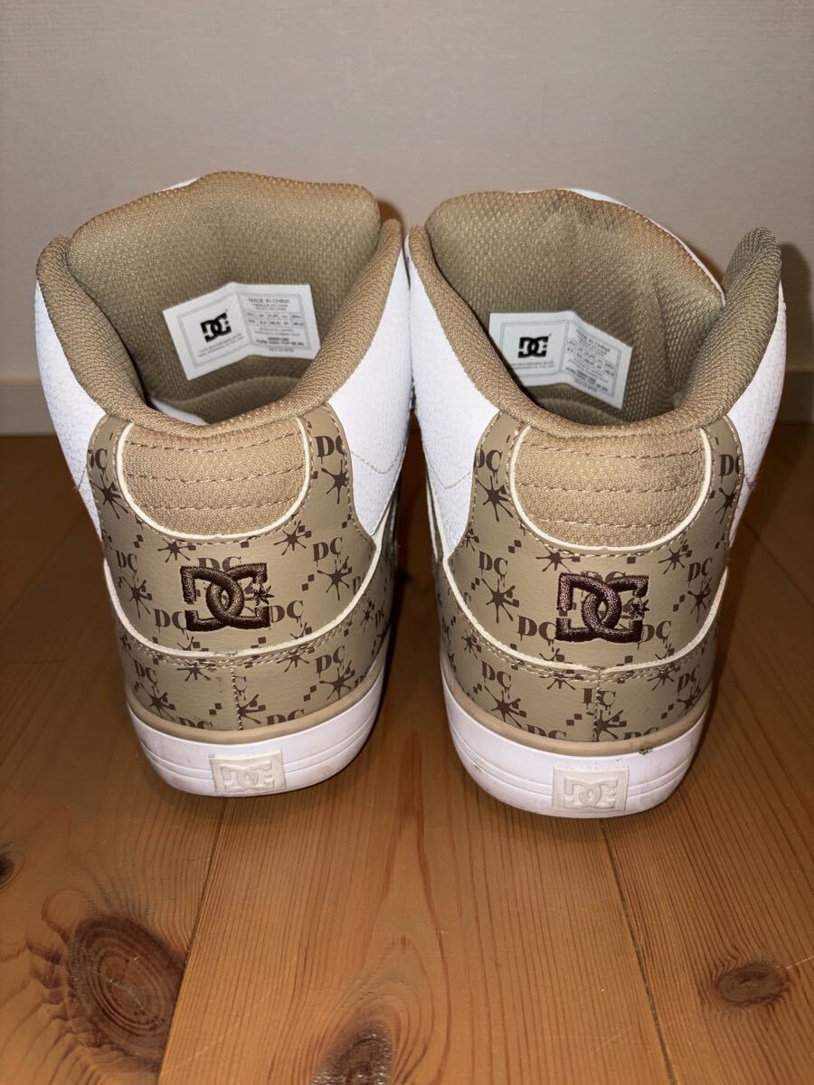 DC SHOES スニーカー 27cm ホワイト カジュアルシューズ ベージュ コート 美品 _画像5