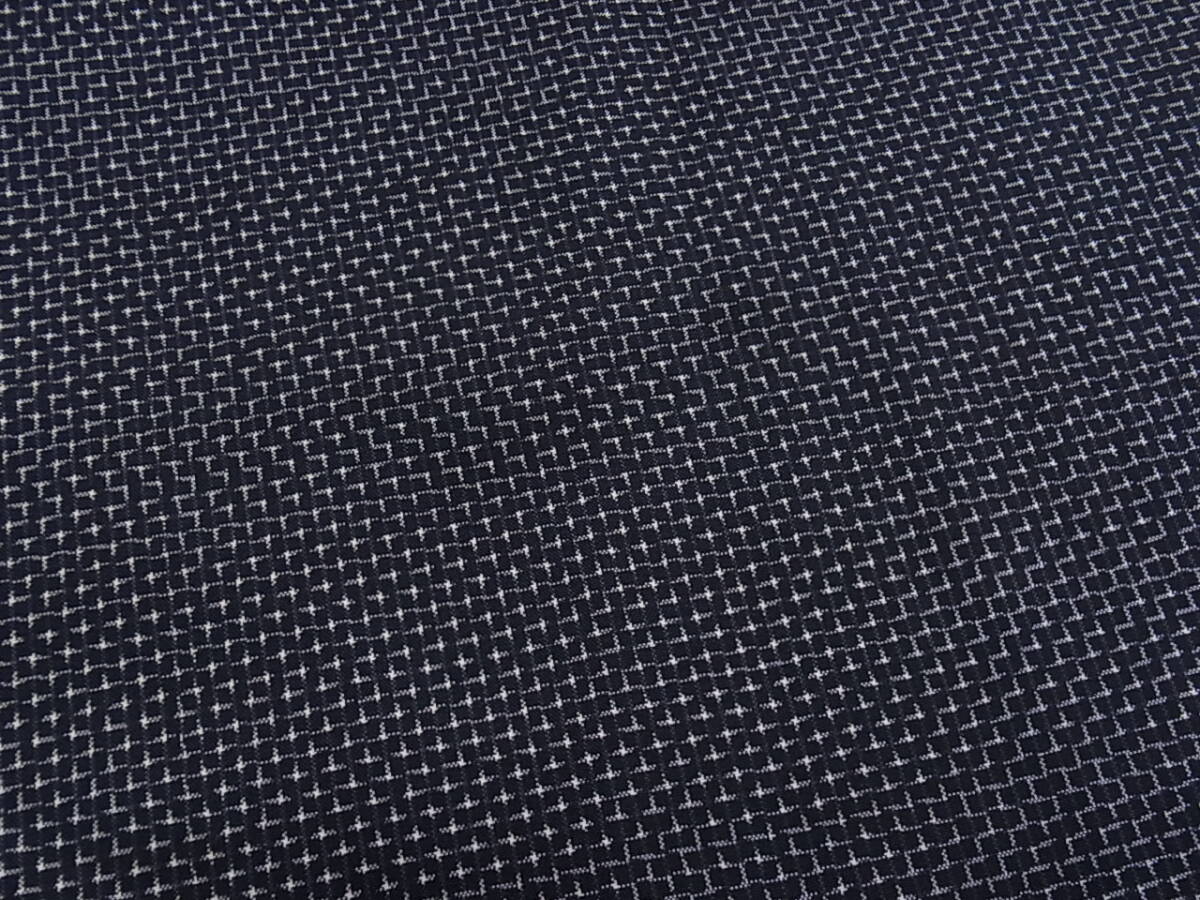 着物おきな2★未使用品　本場大島紬　泥染　正絹★r2909_画像5