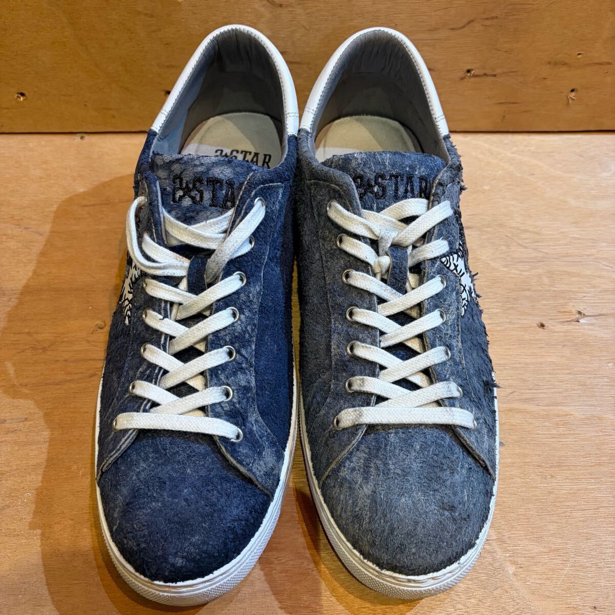 美品イタリア製 2STAR ツースター レザースニーカー 29cm _画像2
