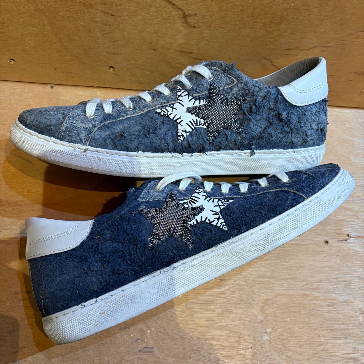 美品イタリア製 2STAR ツースター レザースニーカー 29cm _画像5