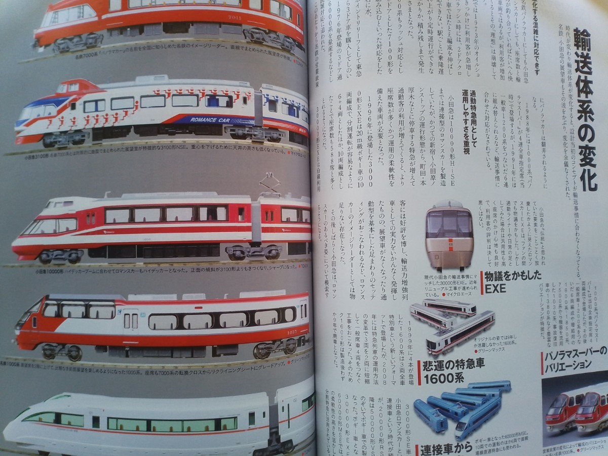 即決 Nゲージ読本 エヌ保存版 名鉄パノラマカー・小田急ロマンスカーの軌跡 + TOMIXのJR西日本 225系100番台・グリーンマックスの地方役場_画像4