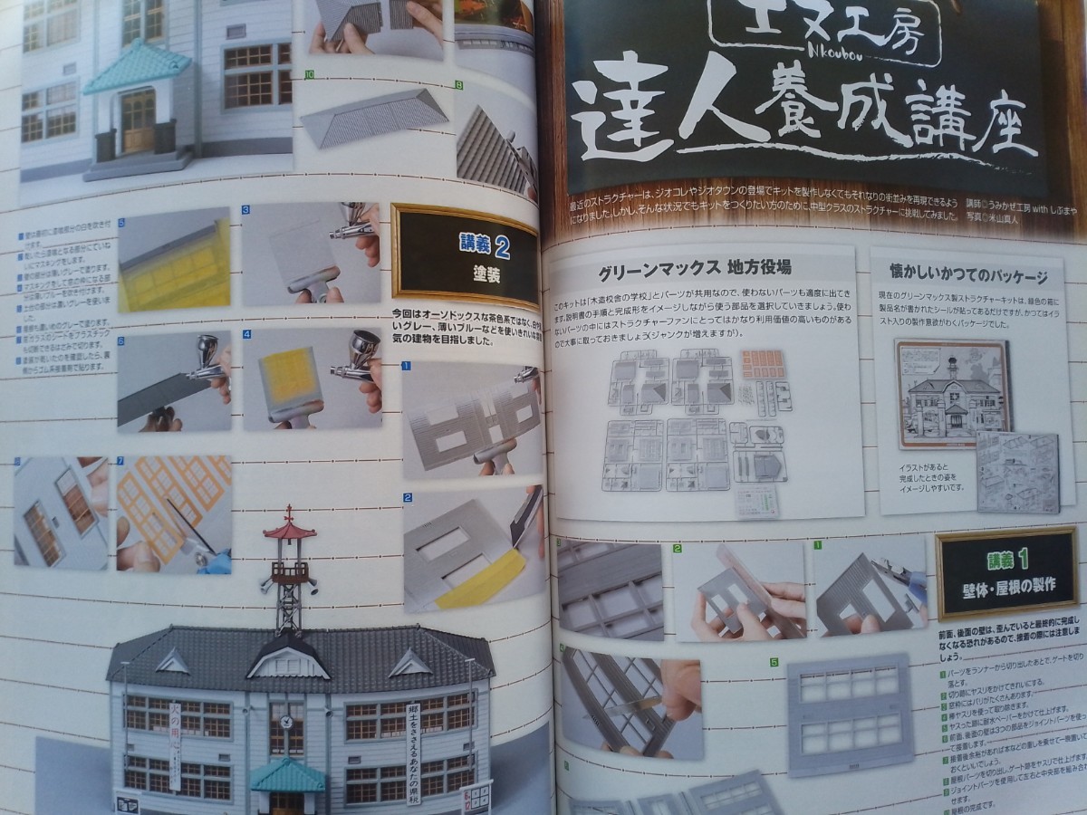 即決 Nゲージ読本 エヌ保存版 名鉄パノラマカー・小田急ロマンスカーの軌跡 + TOMIXのJR西日本 225系100番台・グリーンマックスの地方役場_画像7