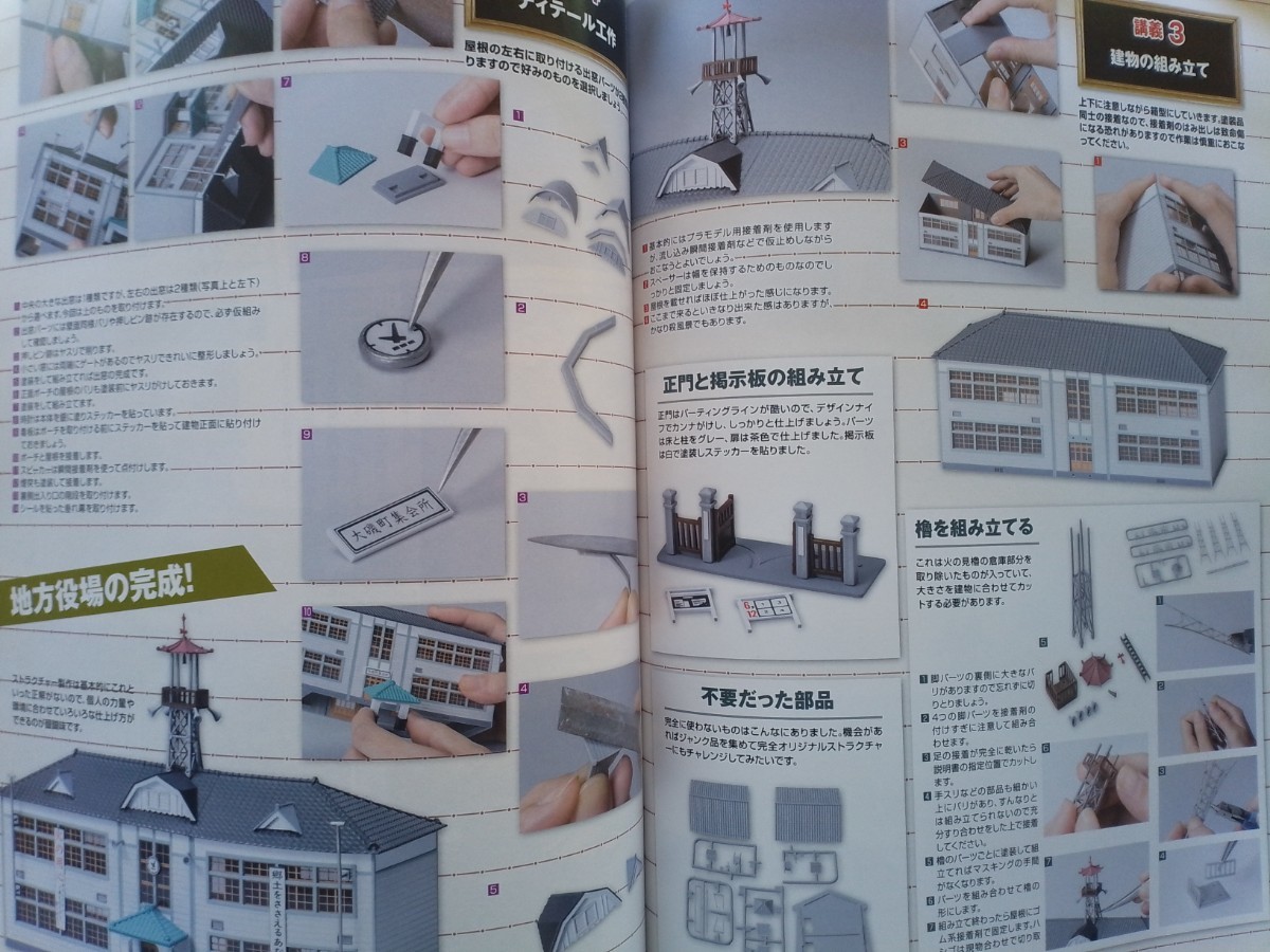 即決 Nゲージ読本 エヌ保存版 名鉄パノラマカー・小田急ロマンスカーの軌跡 + TOMIXのJR西日本 225系100番台・グリーンマックスの地方役場_画像8