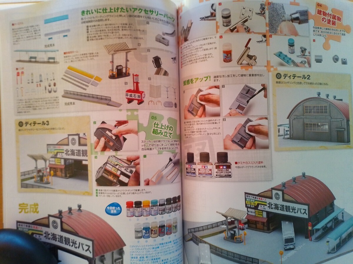 即決Nゲージ読本エヌ保存版・国鉄C57形蒸気機関車 シゴナナの軌跡・TOMIX キハ183系 旭山動物園号・グリーンマックス バス営業所 鉄道模型_画像9