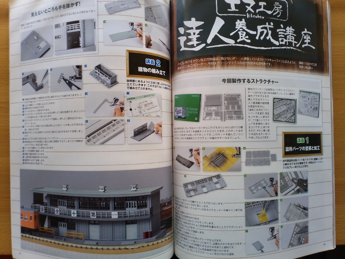 即決Nゲージ読本エヌ保存版・新幹線700系電車の軌跡・グリーンマックス JR東日本 キハ110形・図説 近代型詰所 ストラクチャーキット 製作_画像8