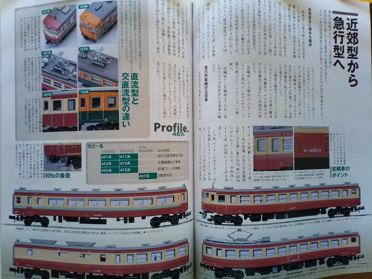 即決Nゲージ読本エヌ保存版・国鉄457系電車の軌跡 ・図説 東武100系SPACIAを日光詣スペーシア仕様に塗装する_画像2