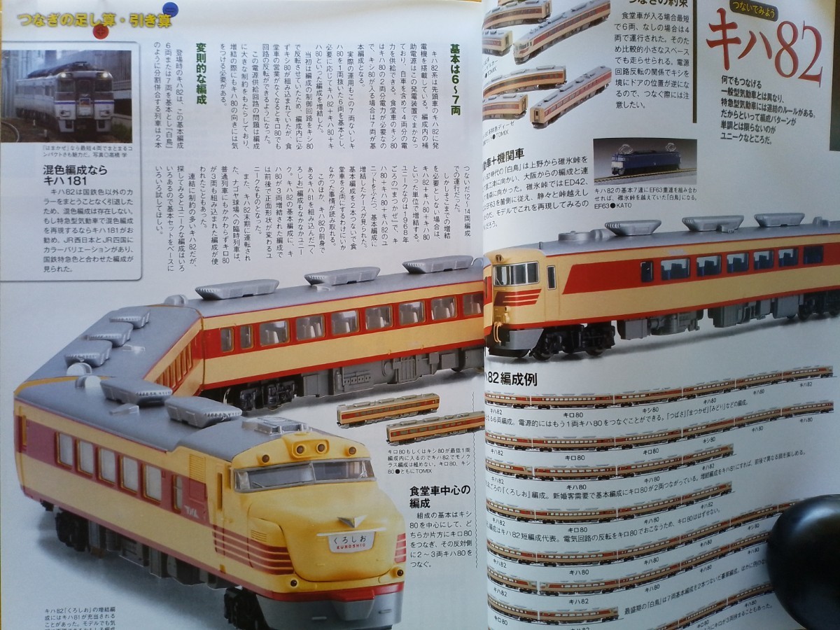 即決Nゲージ読本エヌ保存版・つなぎ の基本・183系/485系/北斗星/キハ82/旧型客車 だいせん の編成・カプラーを知る・KATO TOMIX_画像7