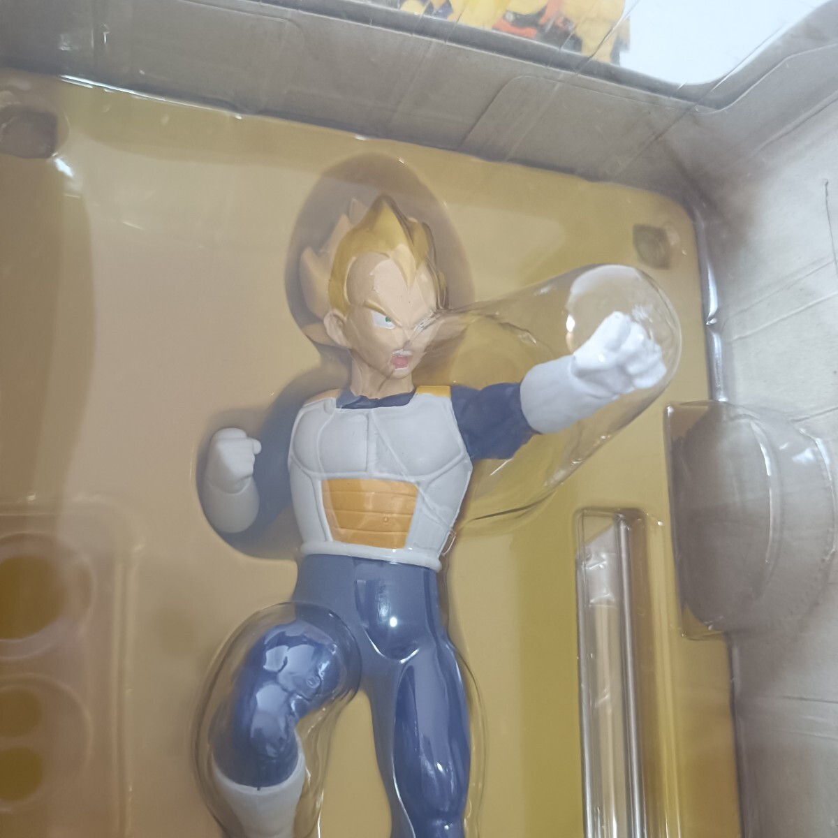 希少 2004年 バンプレスト ドラゴンボールZ DXディスプレイフィギュア2 スーパーサイヤ人 ベジータ フィギュア 未使用品 バードスタジオ _画像7