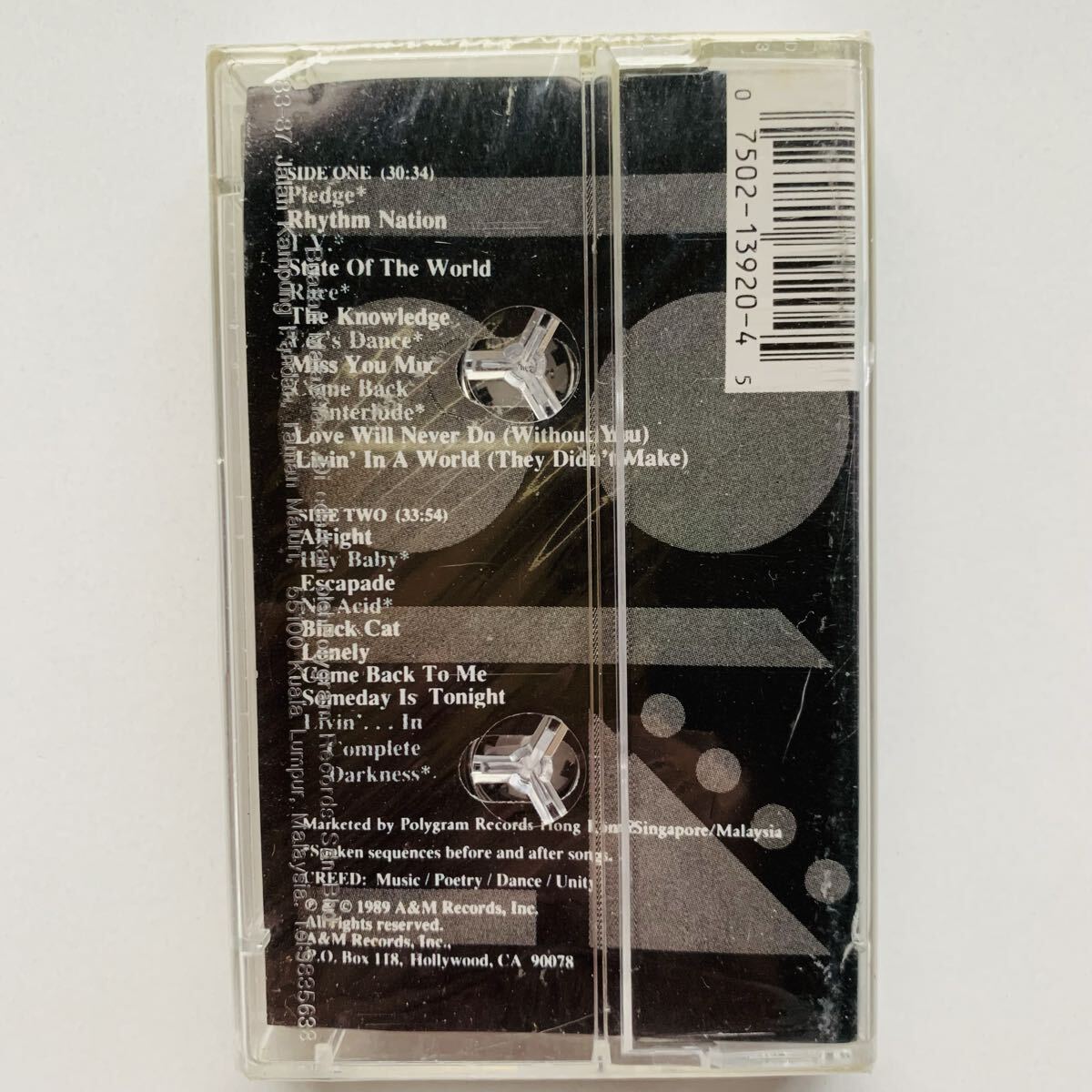 【未開封 送料無料 アジア盤】Janet Jackson / Rhythm Nation 1814_画像2