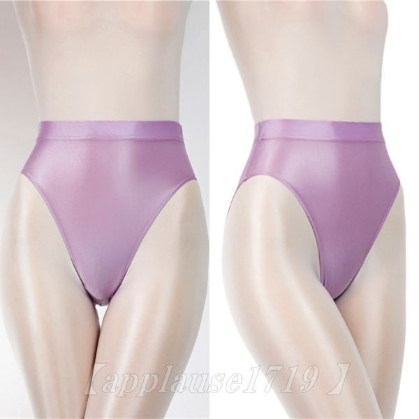a984【Mサイズ】レディース ハイウエスト ショーツ パンツ ハイレグ 見せパン セクシー コスプレ 衣装 ダンス イベント 紫_画像3