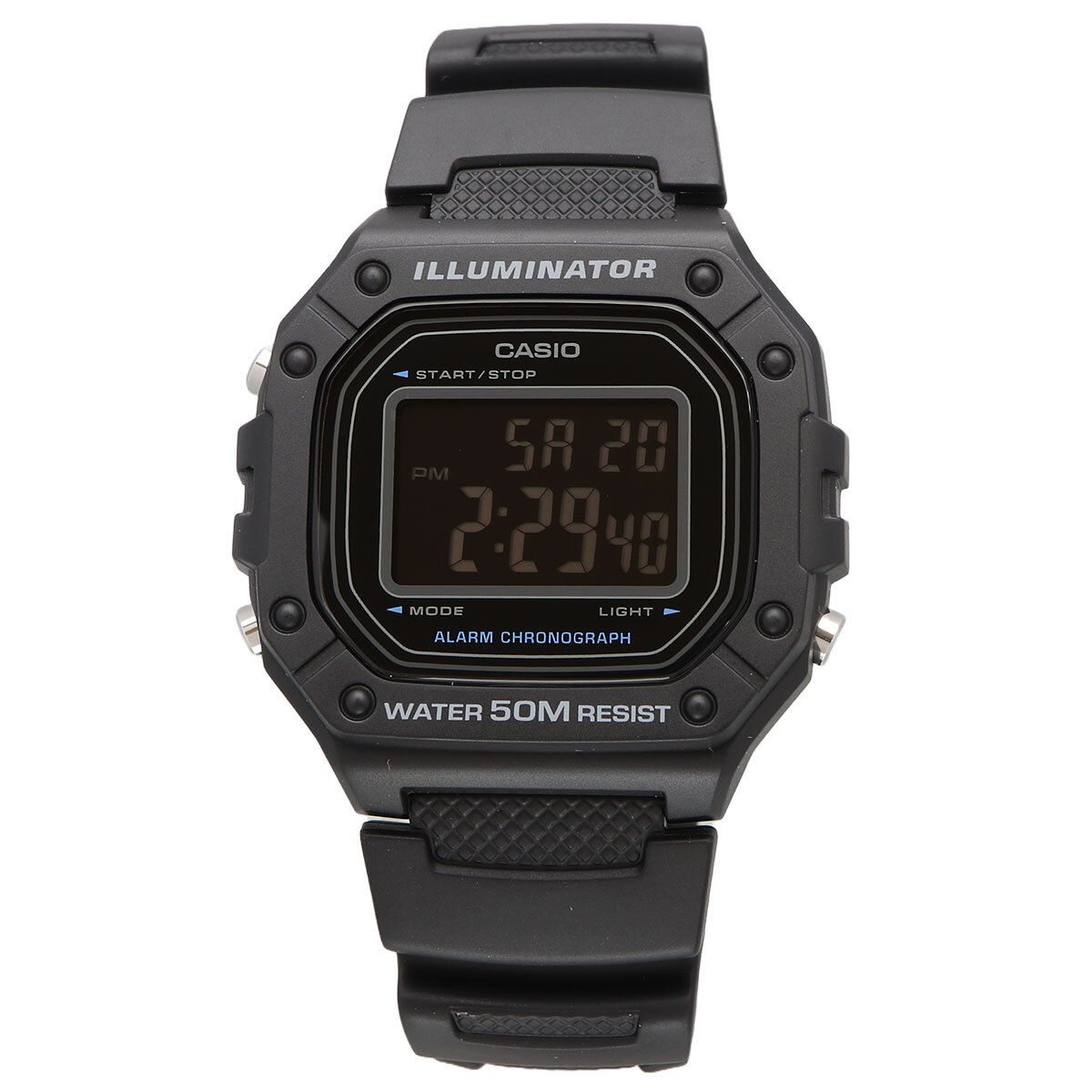 CASIO カシオ 腕時計 メンズ チープカシオ チプカシ 海外モデル デジタル W-218H-1BV_画像2