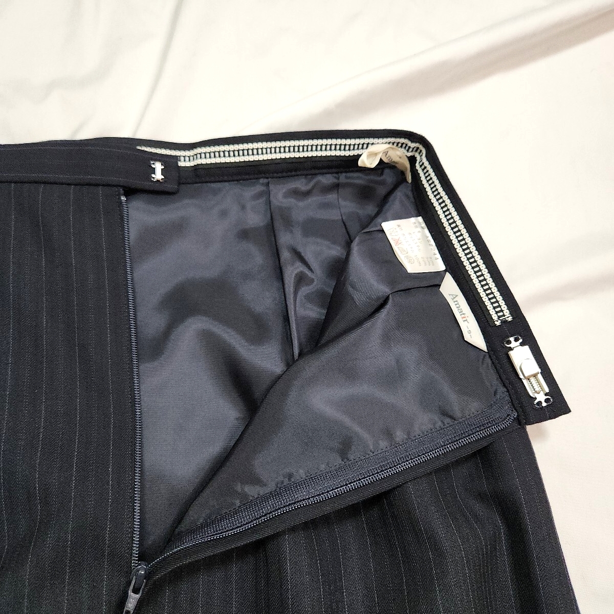 ☆新品タグ付き☆　9号　スカート　ボンマック　ネイビー　OL　オフィス制服　制服　受付　秘書　営業　通勤　面接　事務　服G84BSY_画像7