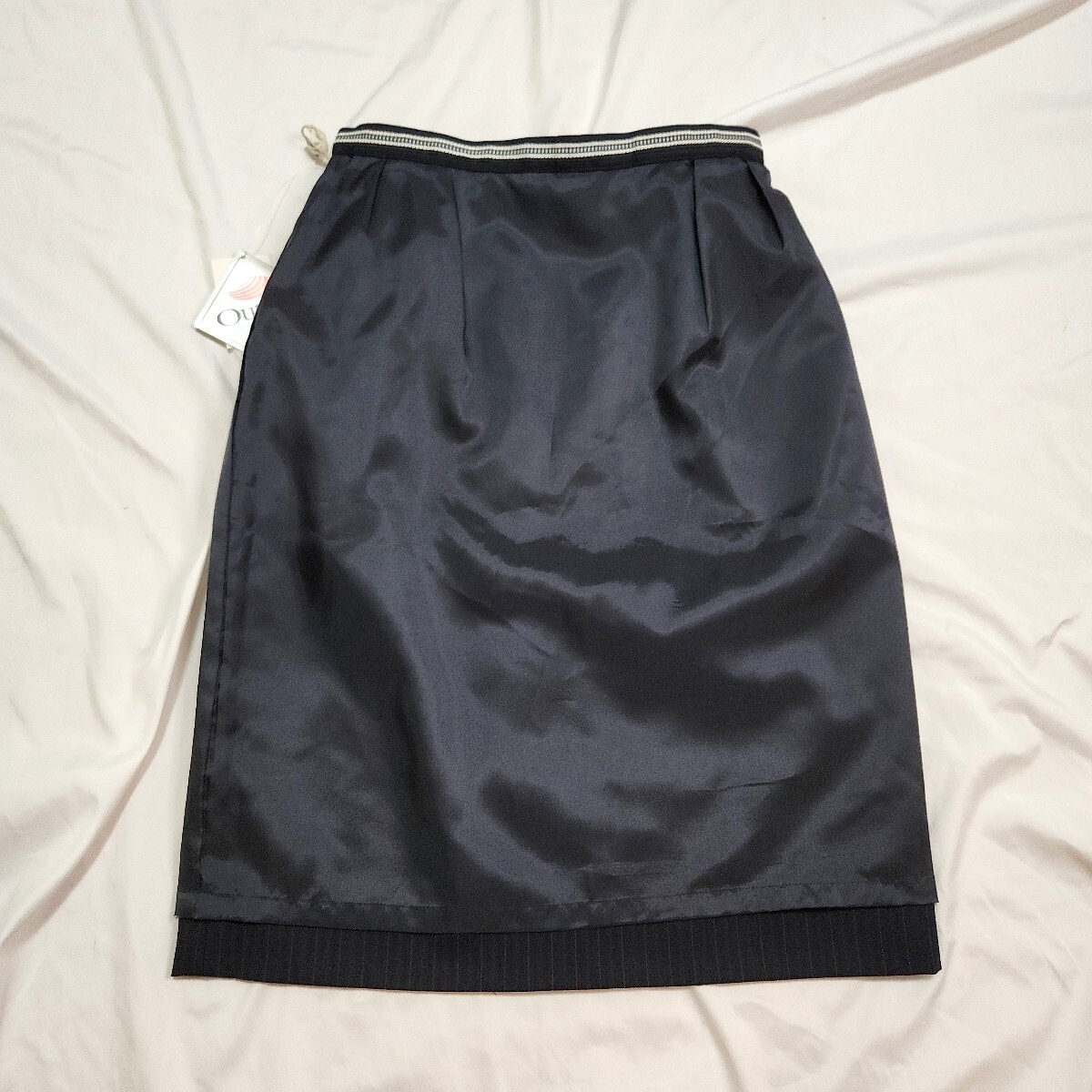 ☆新品タグ付き☆　9号　スカート　ボンマック　ネイビー　OL　オフィス制服　制服　受付　秘書　営業　通勤　面接　事務　服G84BSY_画像9