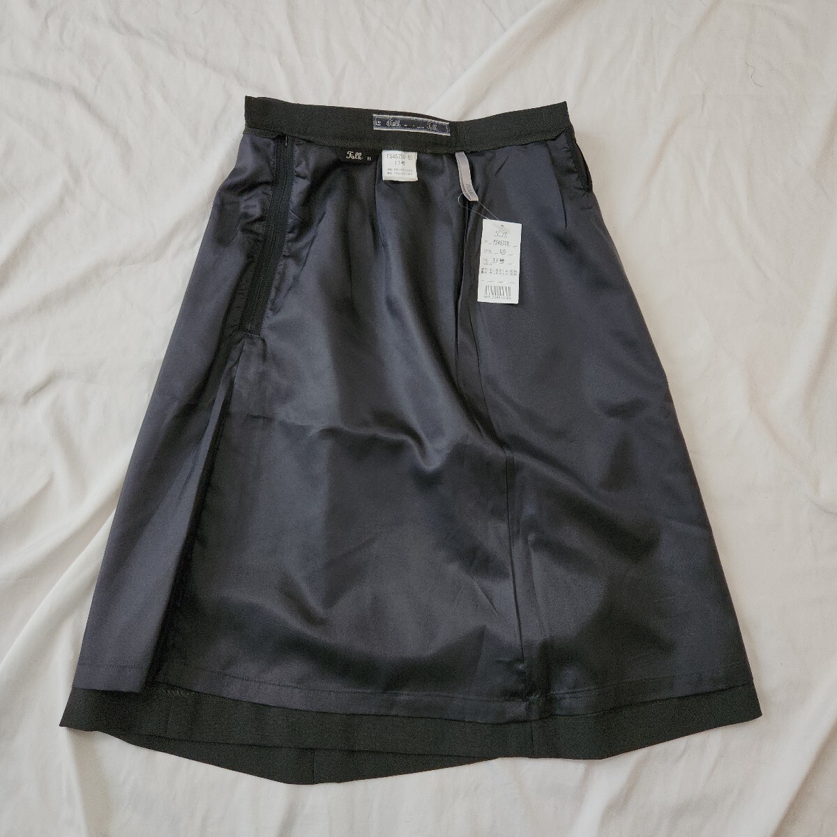 ☆新品タグ付き☆　11号　スカート　フォーク　チャコール　OL　オフィス制服　制服　事務服　受付　秘書　営業　かわいい　事務　服G48ASY_画像7