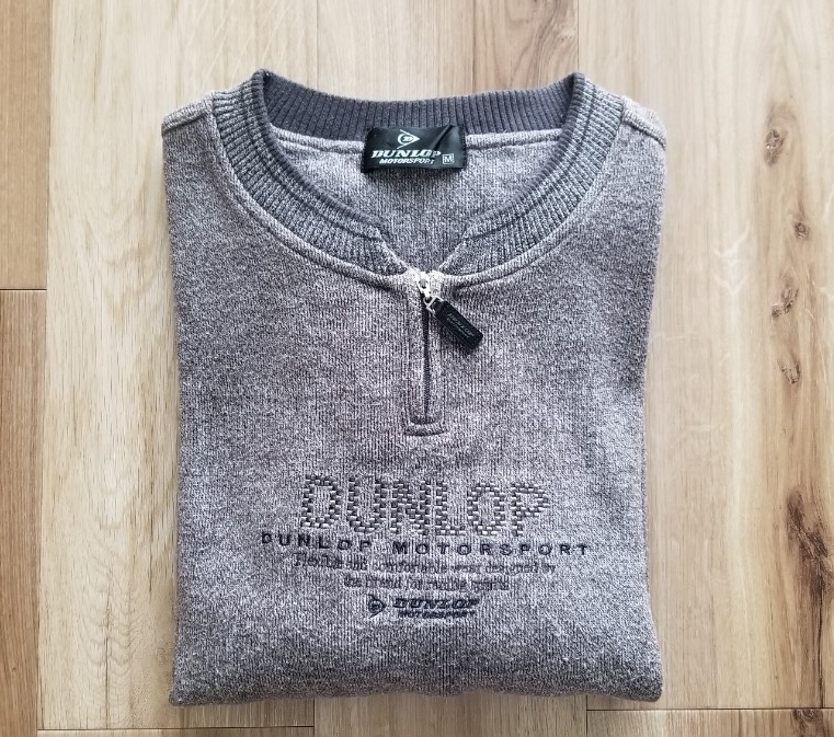 DUNLOP ダンロップ ゴルフ トレーナー スウェット 長袖　メンズMサイズ　ビンテージ　フリース_画像8