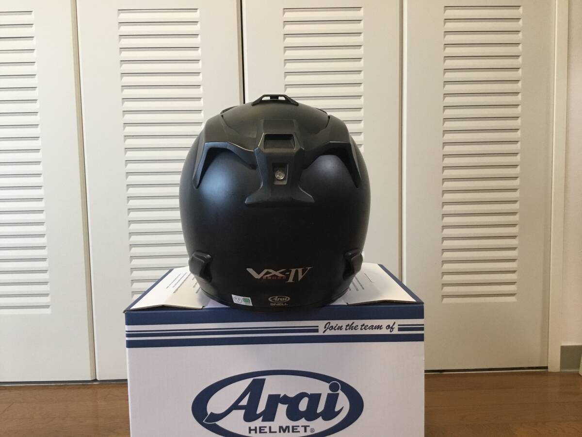 ARAI V-CROSS4 フラットブラック(艶消) 57-58 M サイズ 中古品 モトクロス ヘルメット _画像6