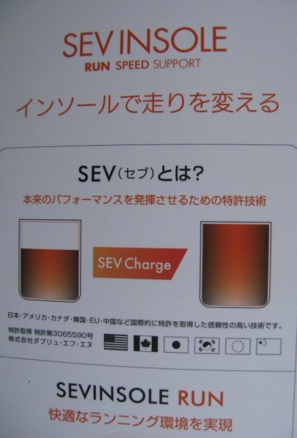 ★SEVINSOLE★ランニングインソール★インソールで走るを変える★サイズS(23.0~24.0cm)★新品未使用⑥_画像9