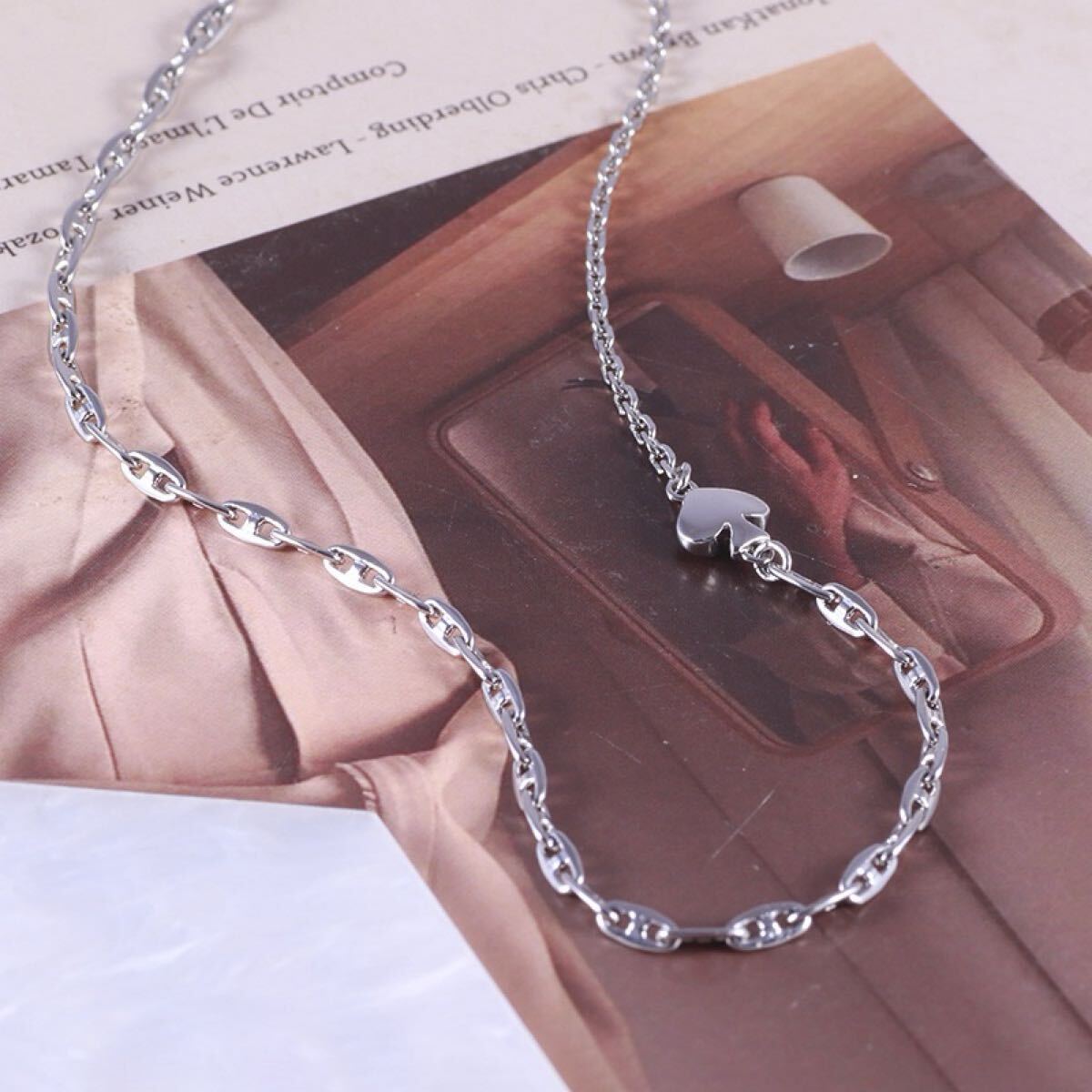 正規新品 KateSpade ケイトスペード ネックレス ハート シルバー_画像5