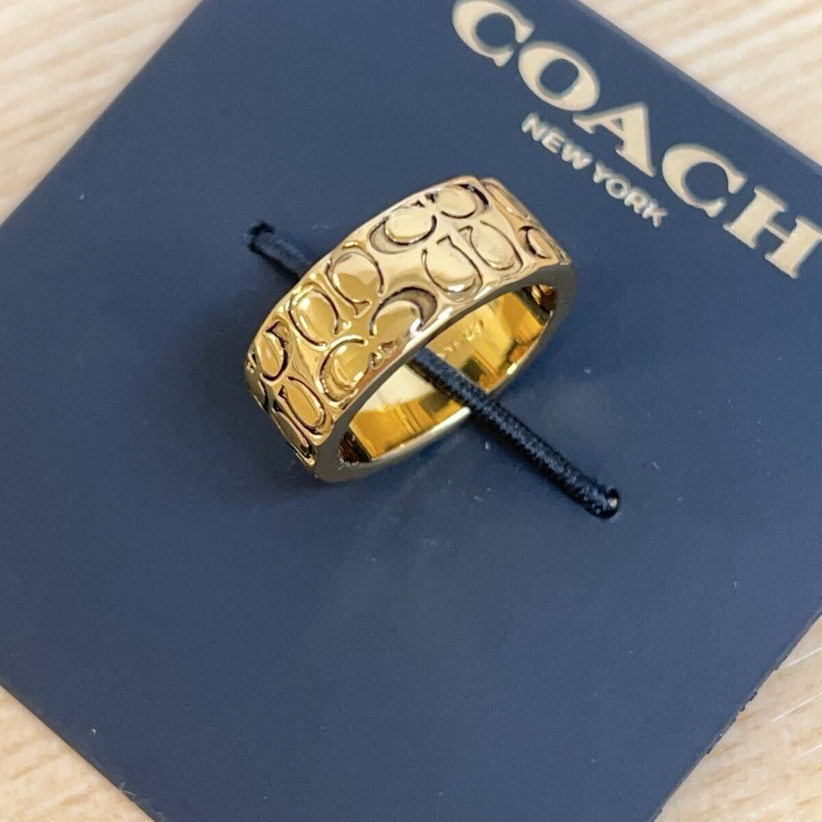 新品未使用　COACH コーチ　リング　US7 日本サイズ14号　_画像5