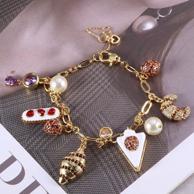 正規新品 Kate Spade ケイトスペード パティスリー チャーム ブレスレット_画像4