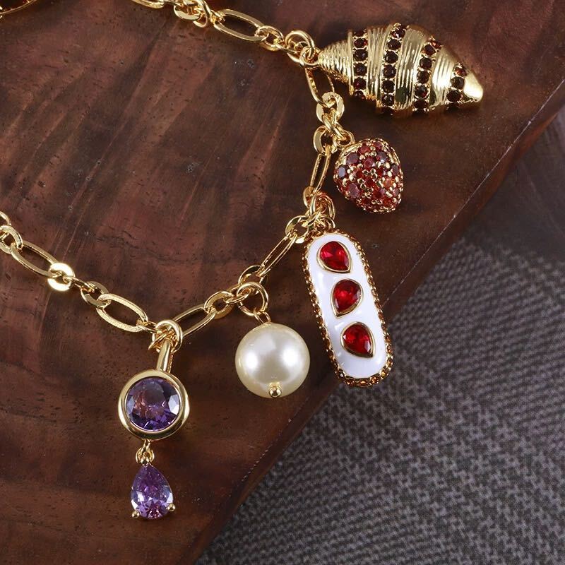 正規新品 Kate Spade ケイトスペード パティスリー チャーム ブレスレット_画像5