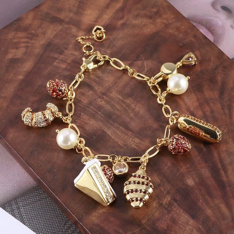 正規新品 Kate Spade ケイトスペード パティスリー チャーム ブレスレット_画像6