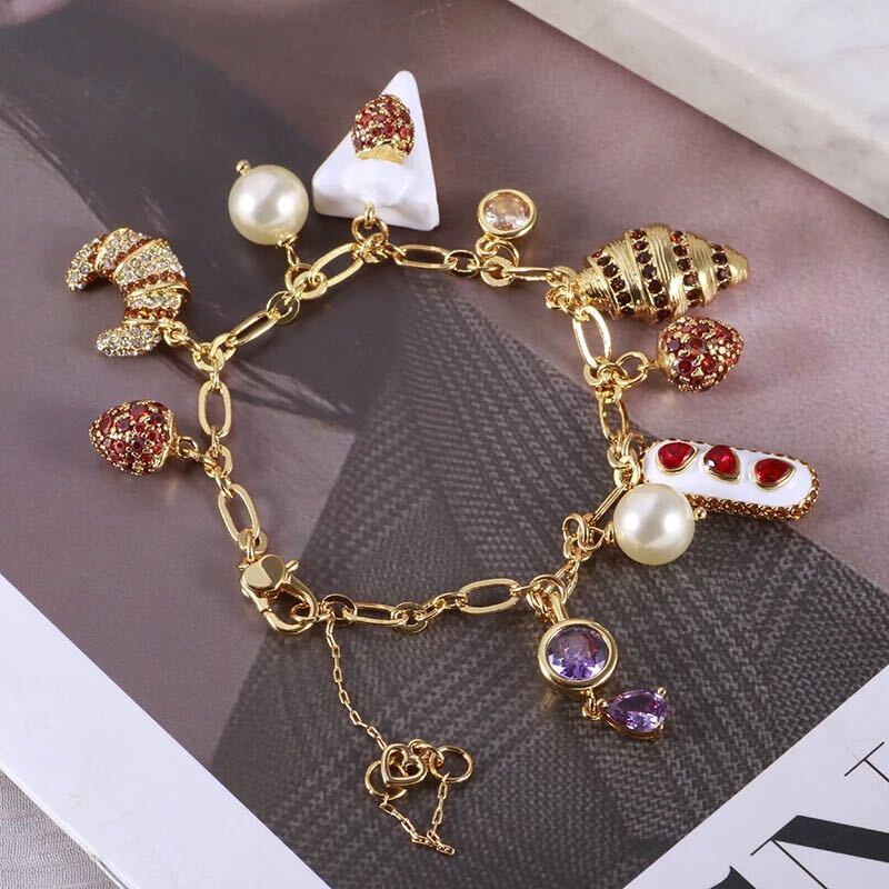 正規新品 Kate Spade ケイトスペード パティスリー チャーム ブレスレット_画像10