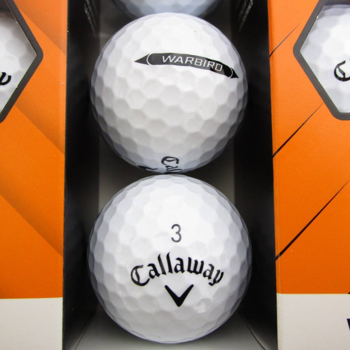Callaway WARBIRD DISTANCE+ ホワイト 1箱 12球 2025年 日本正規品 キャロウェイ ウォーバード ディスタンス プラス 2ピース _画像3