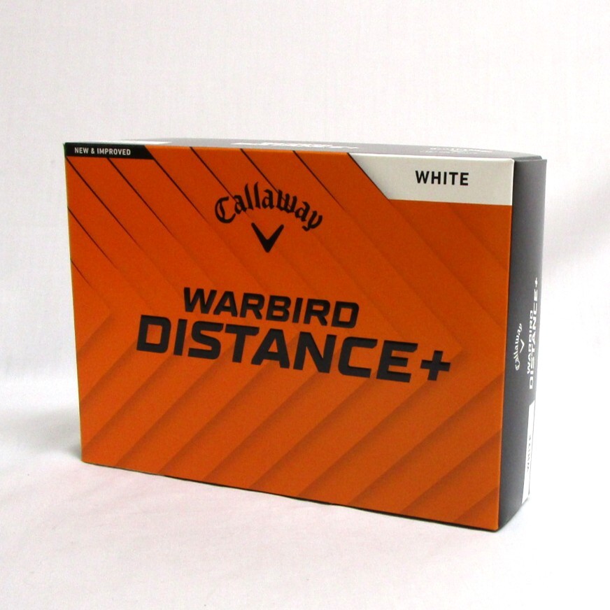 Callaway WARBIRD DISTANCE+ ホワイト 1箱 12球 2025年 日本正規品 キャロウェイ ウォーバード ディスタンス プラス 2ピース _画像1