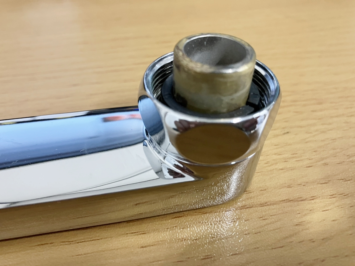 【未使用/開封済】LIXIL　シングルレバー混合水栓　クロマーレS　壁付シングル/泡まつ　SF-WM435SY　一般地用　IK1004-12xx51_画像8