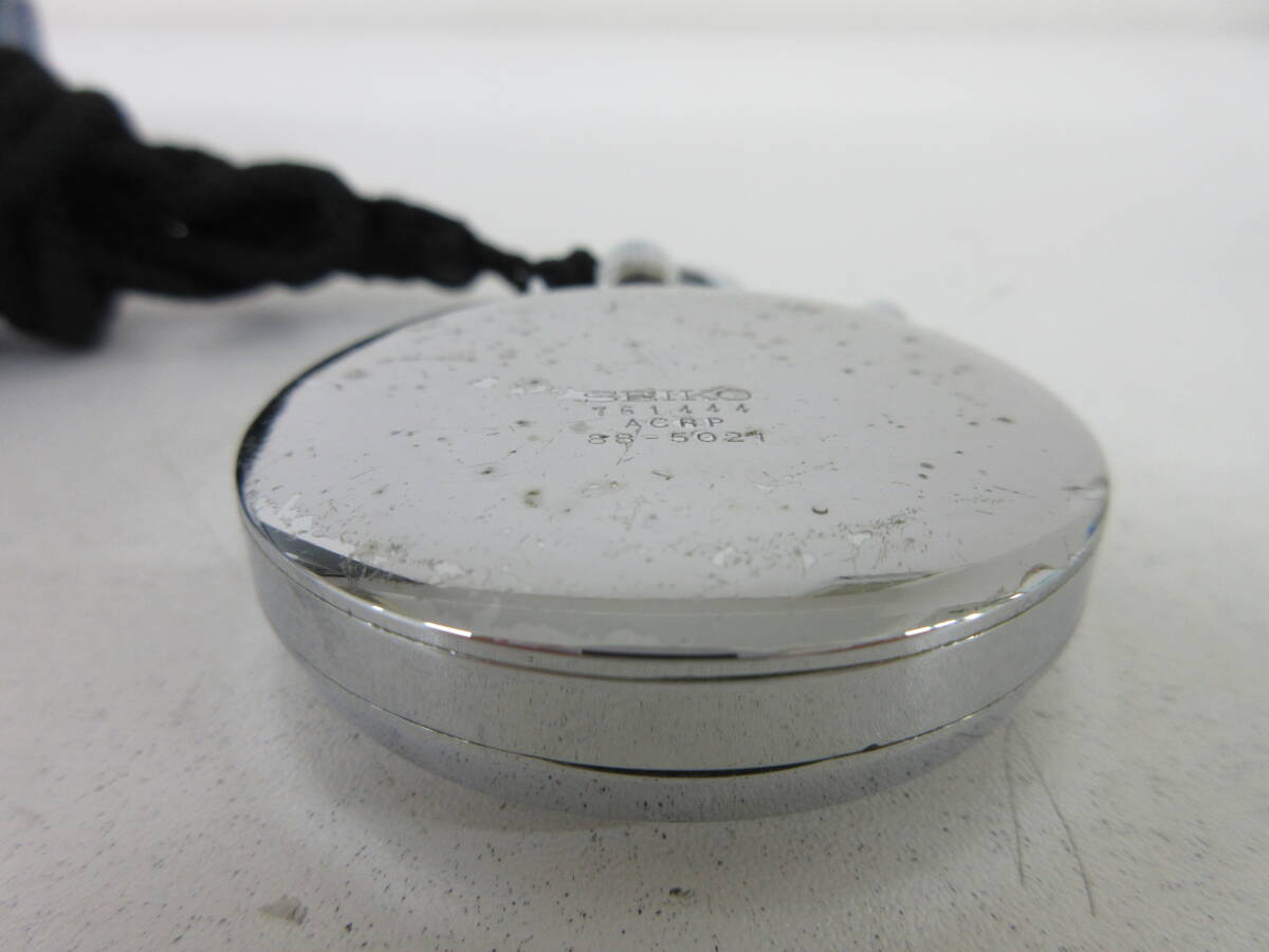 中古 SEIKO アナログストップウォッチ ACRP 88-5021ケース付 ※動作未確認 /く_画像4