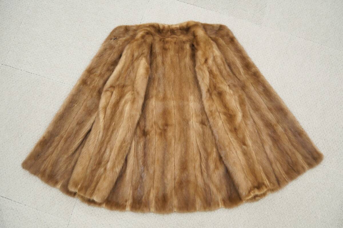 ☆パステルミンク☆ハーフコート☆著丈68cm☆TAKAGI FUR☆