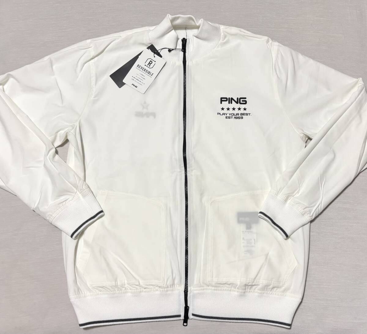 20900円★ピン PING リバーシブル フルジップ ニット★L 送料込☆20900円☆ピン PING リバーシブル フルジップ ニット☆L ゴルフ