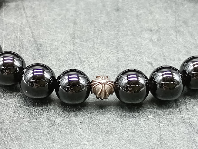 ▽【765】クロムハーツ ブレスレット / CHROME HEARTS ストーン アクセサリー 数珠ブレスレット ビーズブレスレット ビーズ_画像2