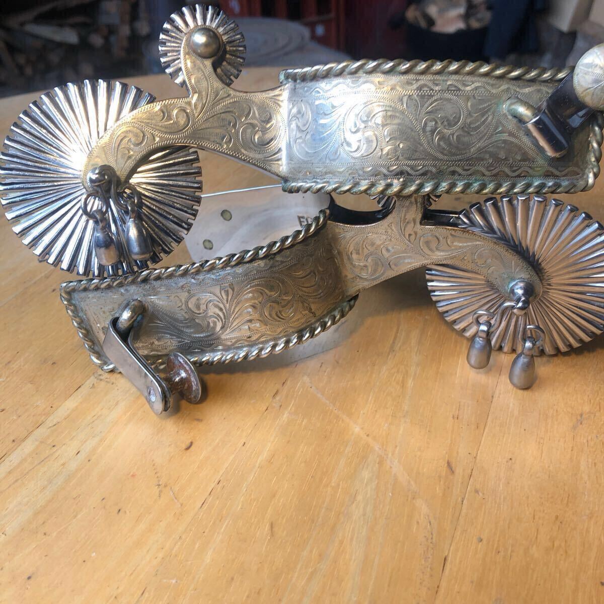 E GARCIA カウボーイ 拍車 希少 レトロ 左右セット_画像1