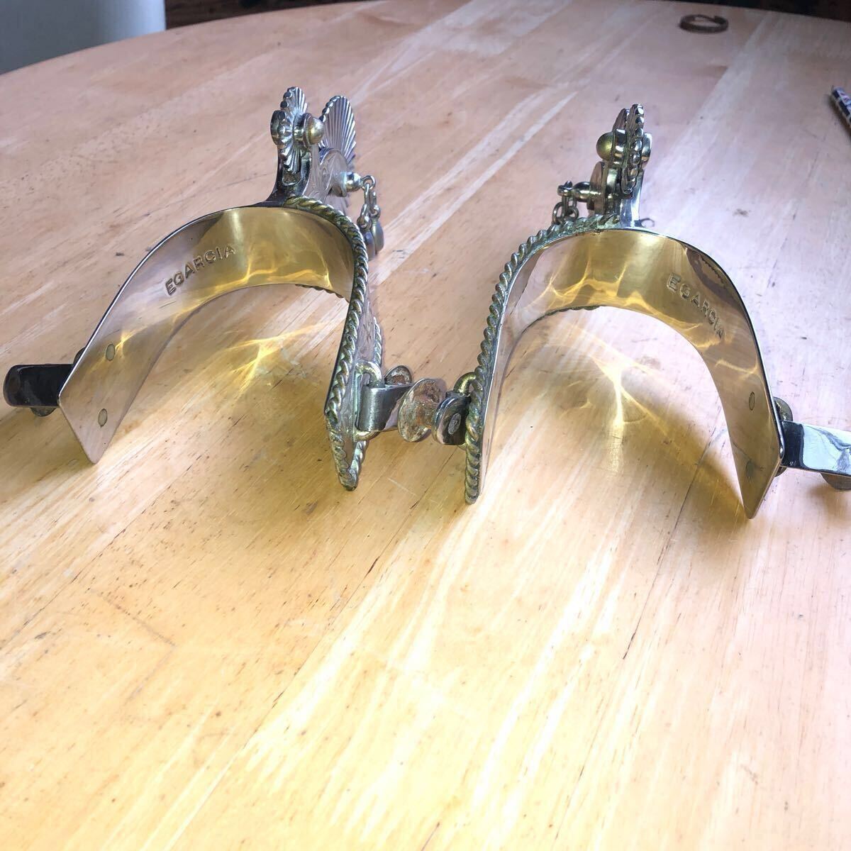 E GARCIA カウボーイ 拍車 希少 レトロ 左右セット_画像7