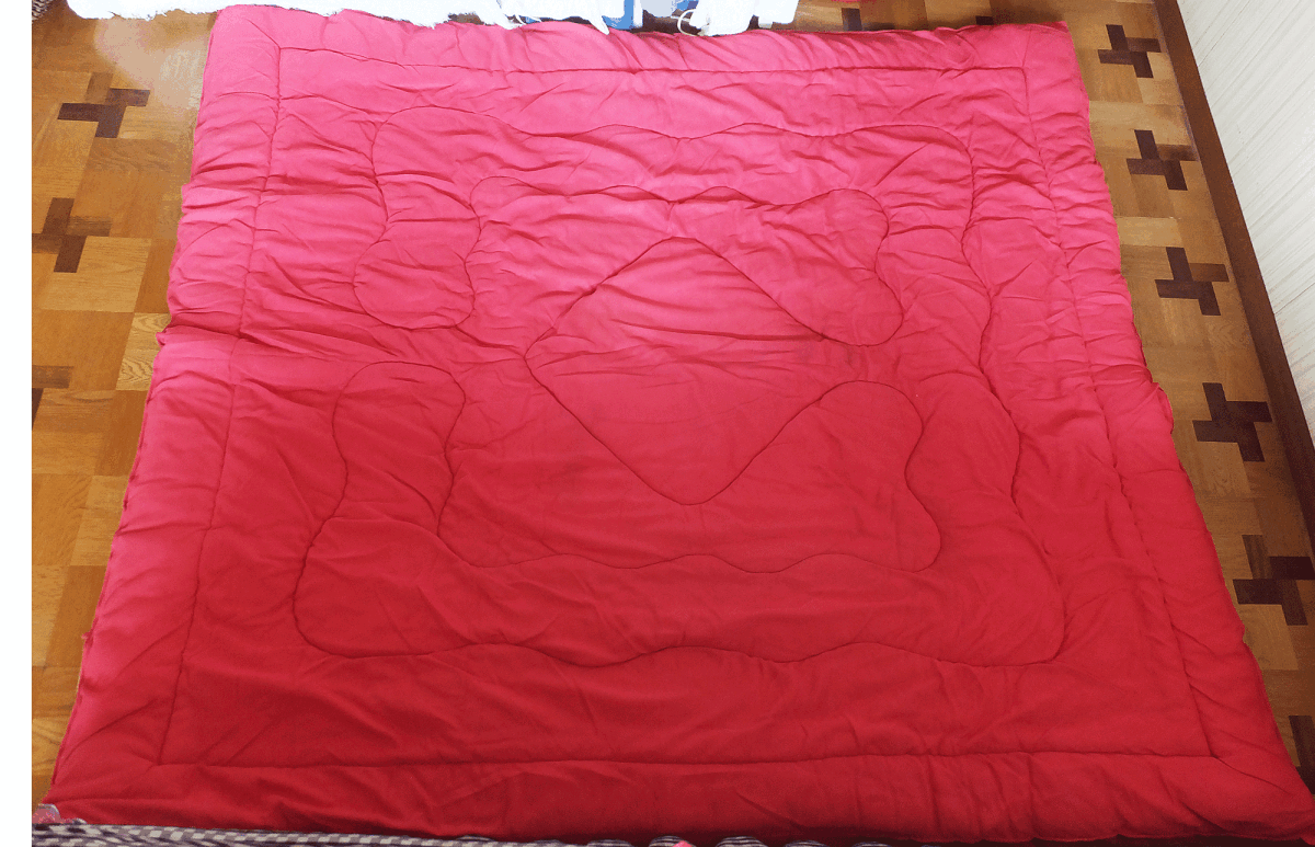 こたつ布団 こたつ コタツ 炬燵 掛け布団 昭和レトロ ヴィンテージ １９１ｃｍｘ１７２ｃｍ_画像2